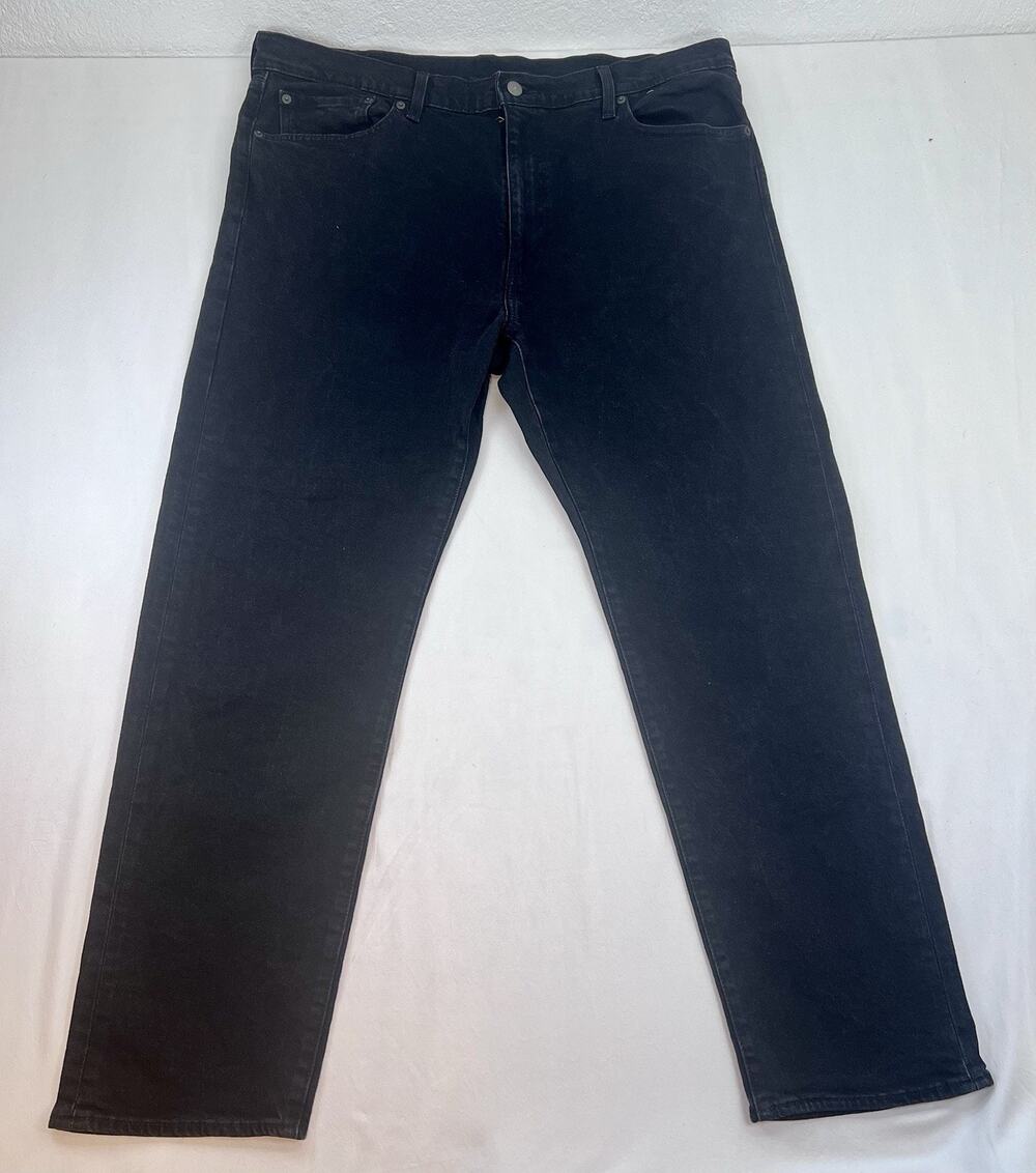 Levi’s 502 Premium Jeans Men’s W40 L32 Black Straight Taper Dark Wash